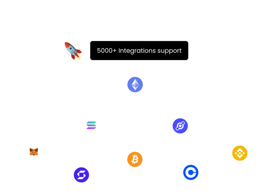 5000+ integrations support
