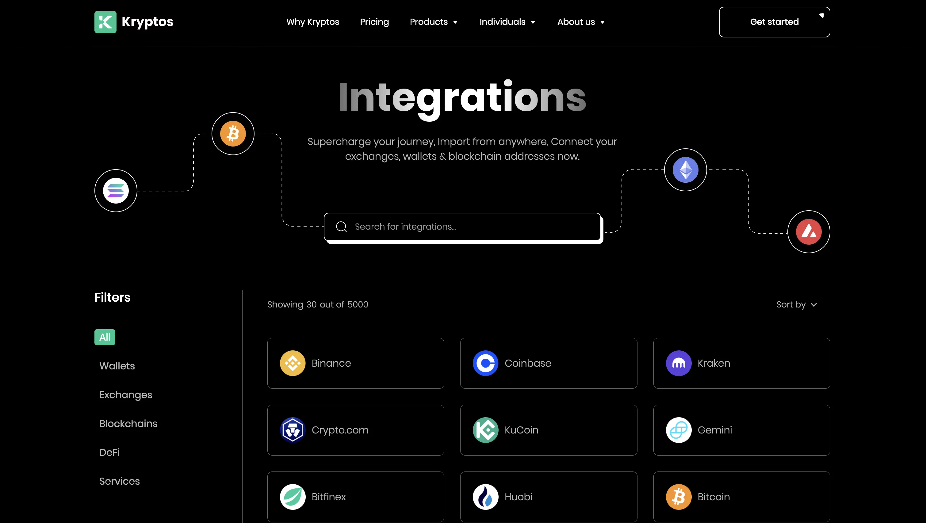 Seamless Crypto Integrations | Kryptos