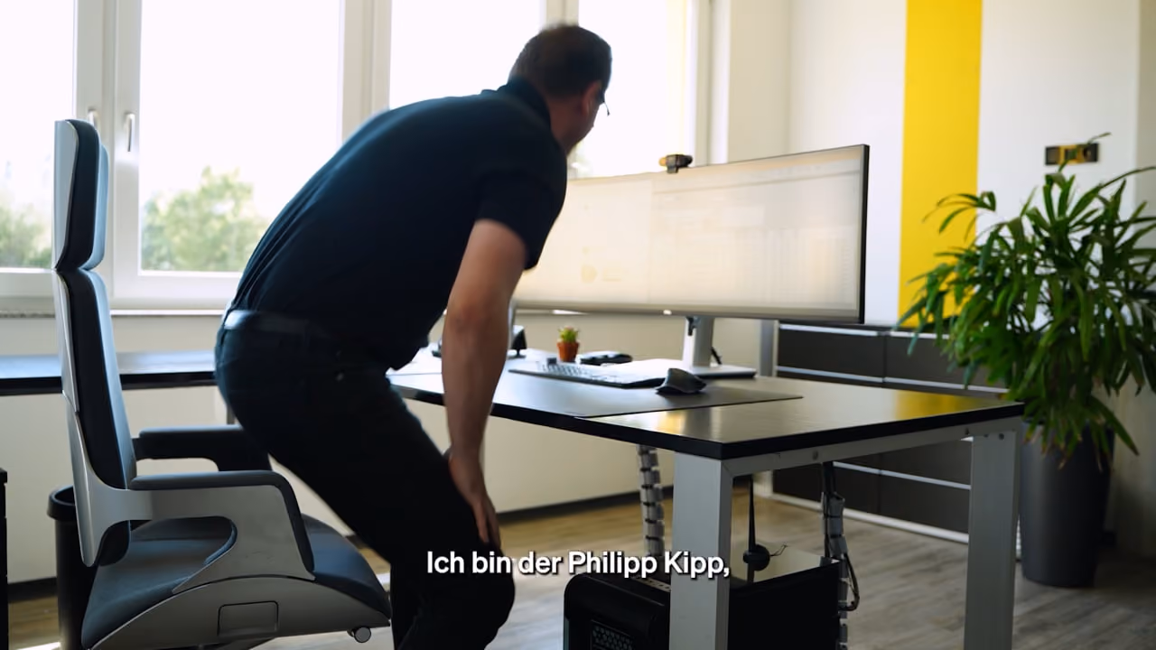Philipp Kipp, Geschäftsführer Kipp Elektro GmbH, im Videointerview über PowerUs