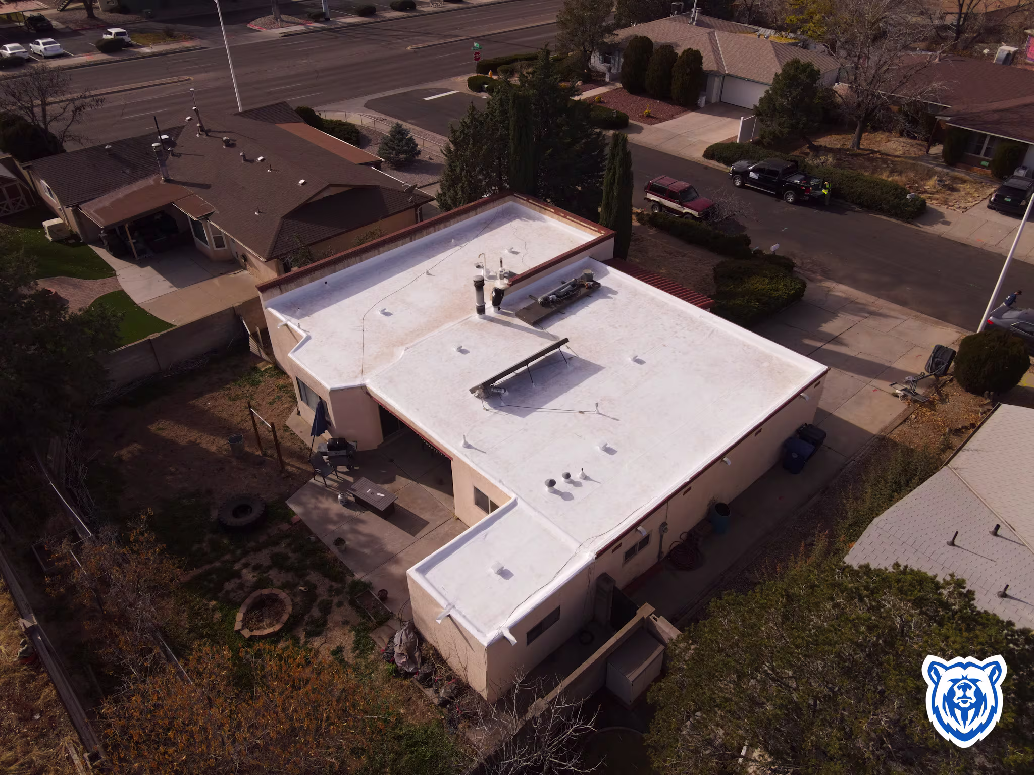 new TPO roof installation in East side Albuquerque, NM