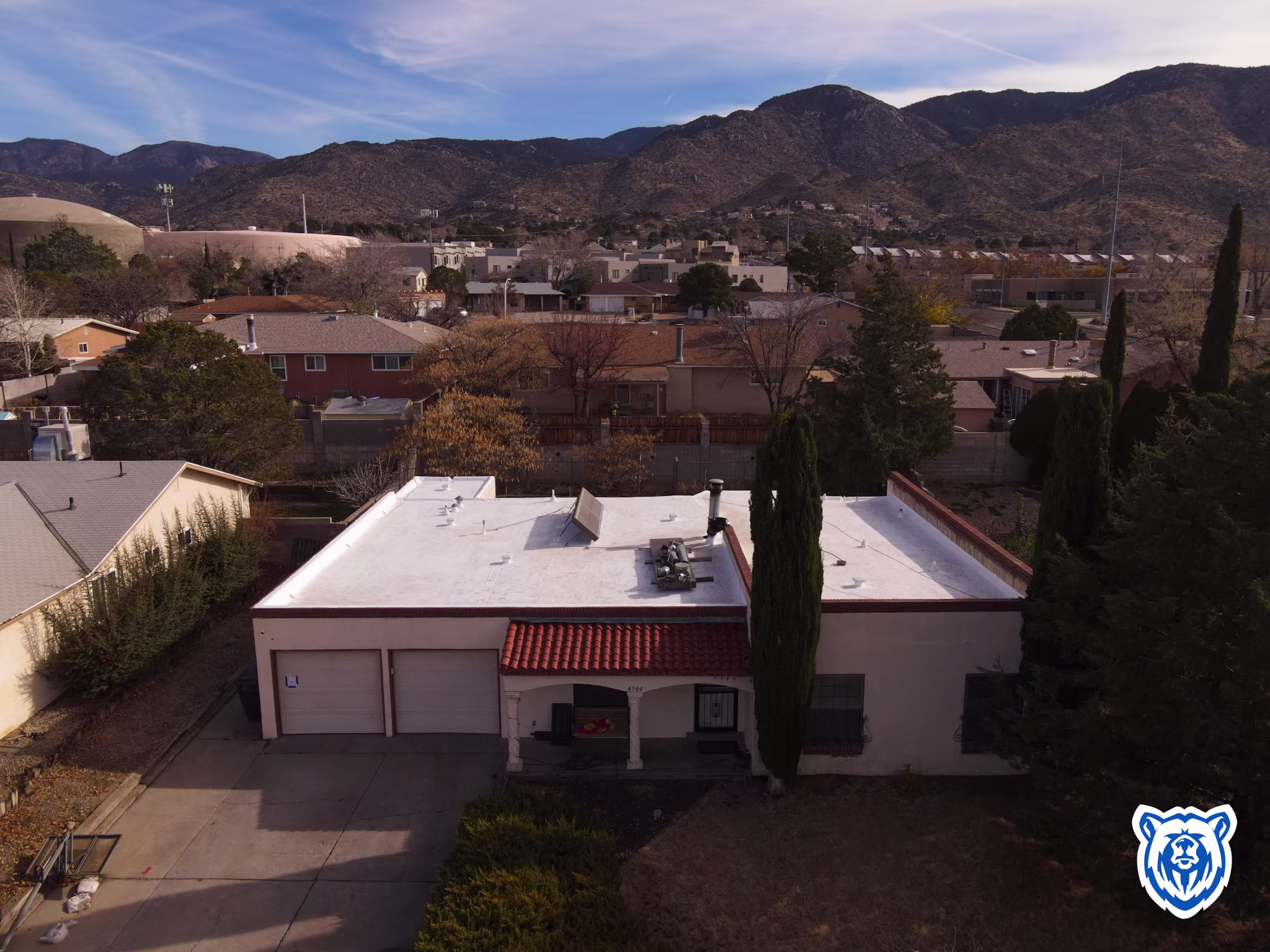 new TPO roof installation in East side Albuquerque, NM