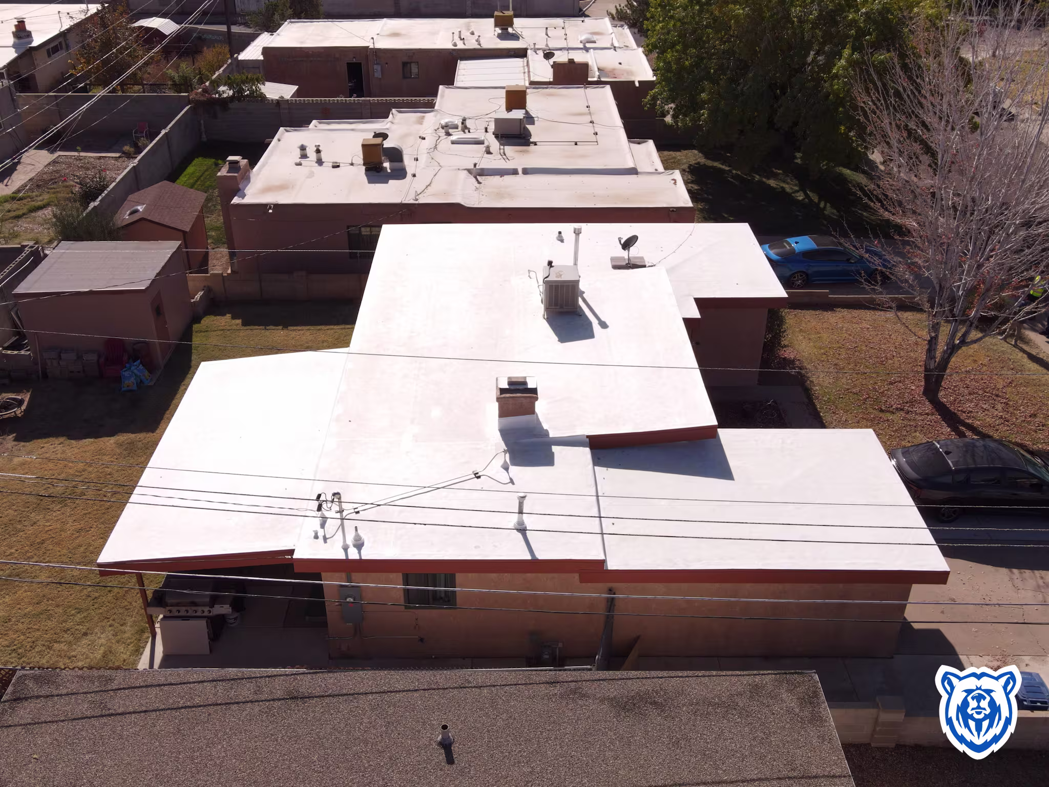flat roof replacement with new TPO, fascia and soffits in Albuquerque, NM