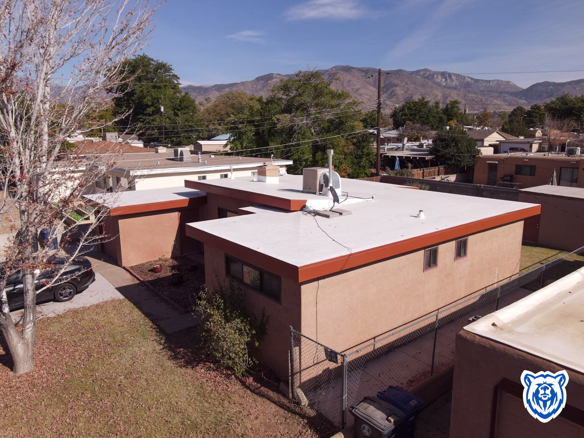 flat roof replacement with new TPO, fascia and soffits in Albuquerque, NM