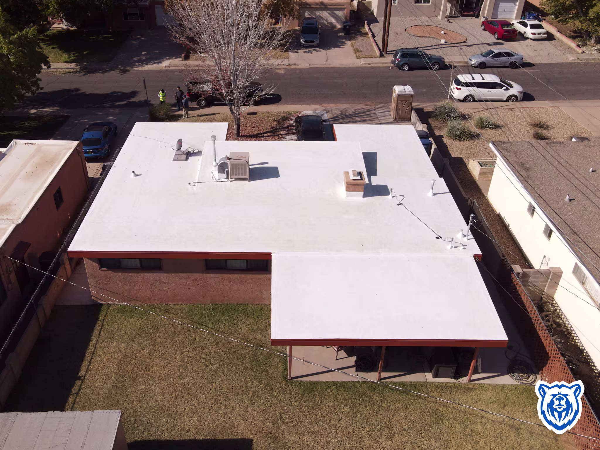 flat roof replacement with new TPO, fascia and soffits in Albuquerque, NM