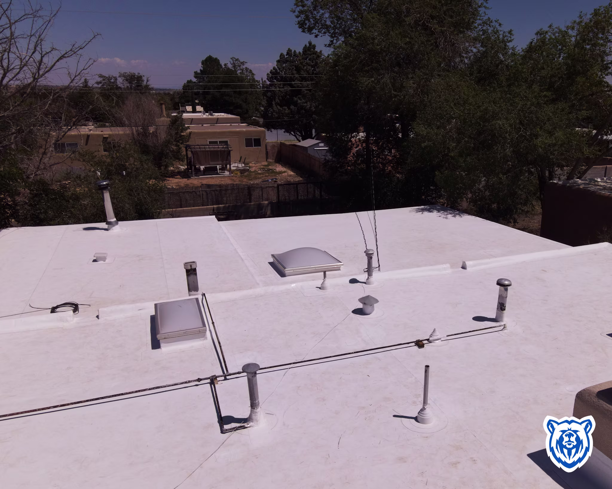 white TPO installation in northwest Albuquerque, NM