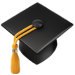 Mortarboard hat