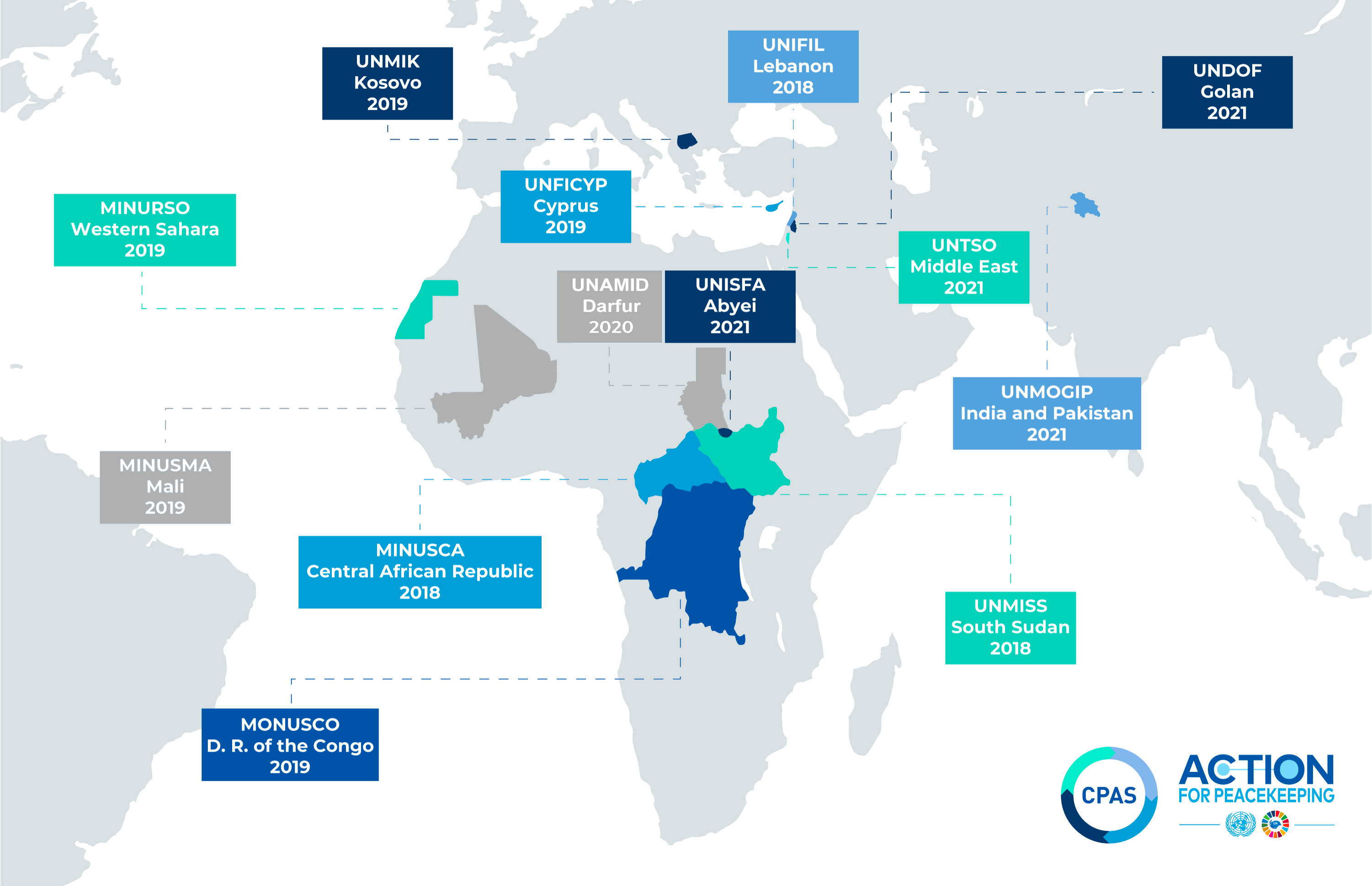 CPAS Timeline Map
