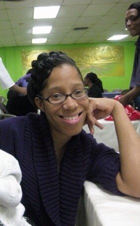 Trudy Green smiling at a school or community event