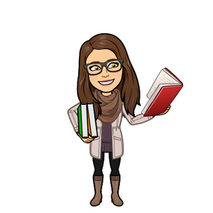 Teacher holding textbooks and smiling at students