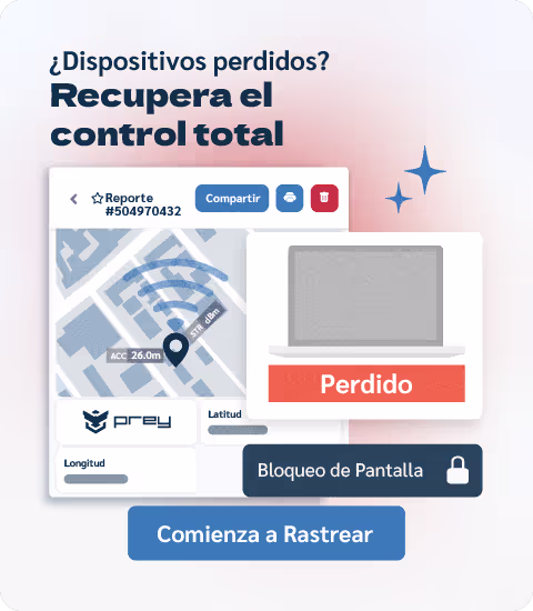 ¿Dispositivos perdidos? Recupera el control total