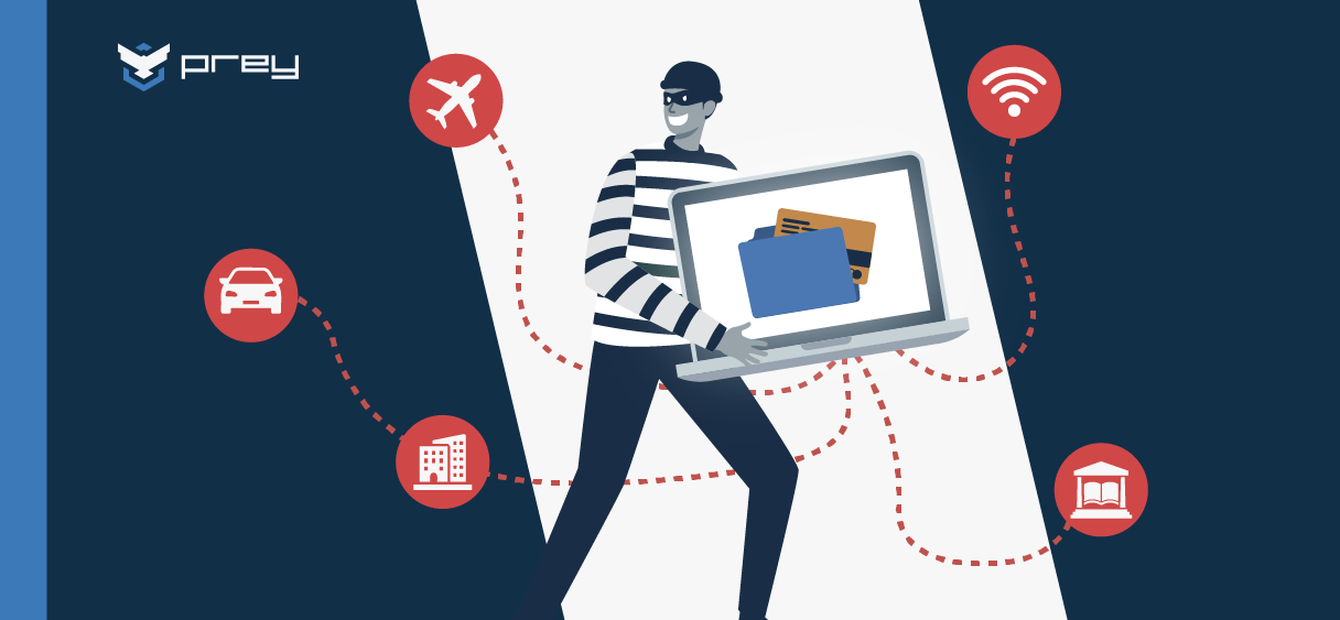 Laptop theft protection: prevent business device lost