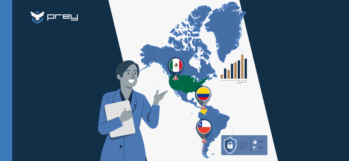 Estadísticas de ciberseguridad 2025: datos en Chile, México y Colombia