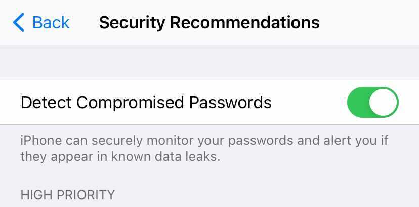 apple password check