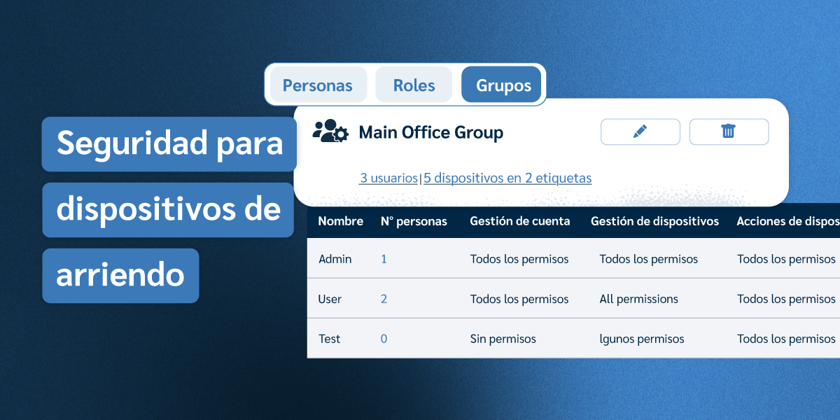 Seguridad para equipos en arriendo