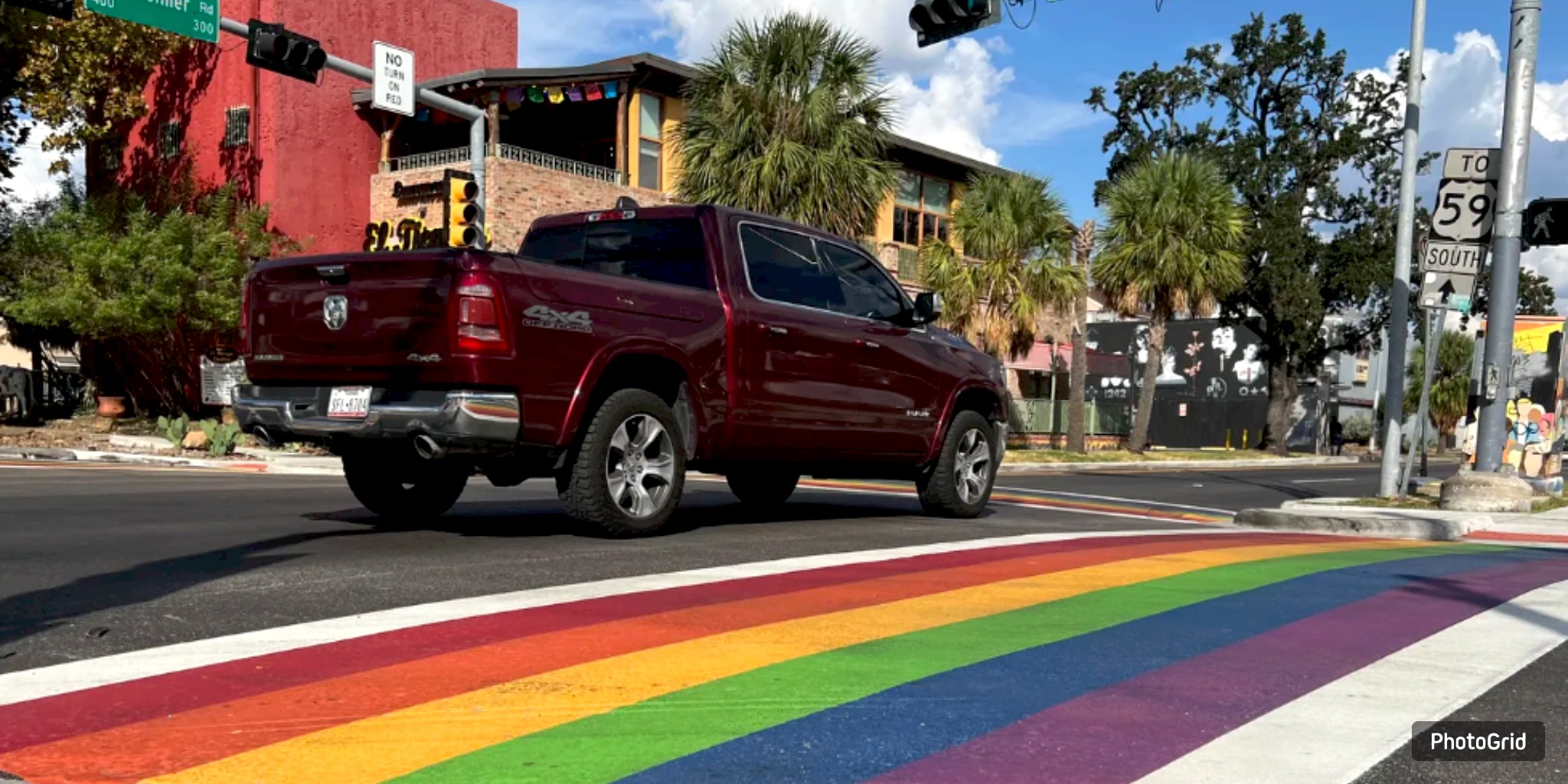  Abbott Threatens to Cut Road Funds Over Rainbow Crosswalks, Citing ‘Political Ideologies’