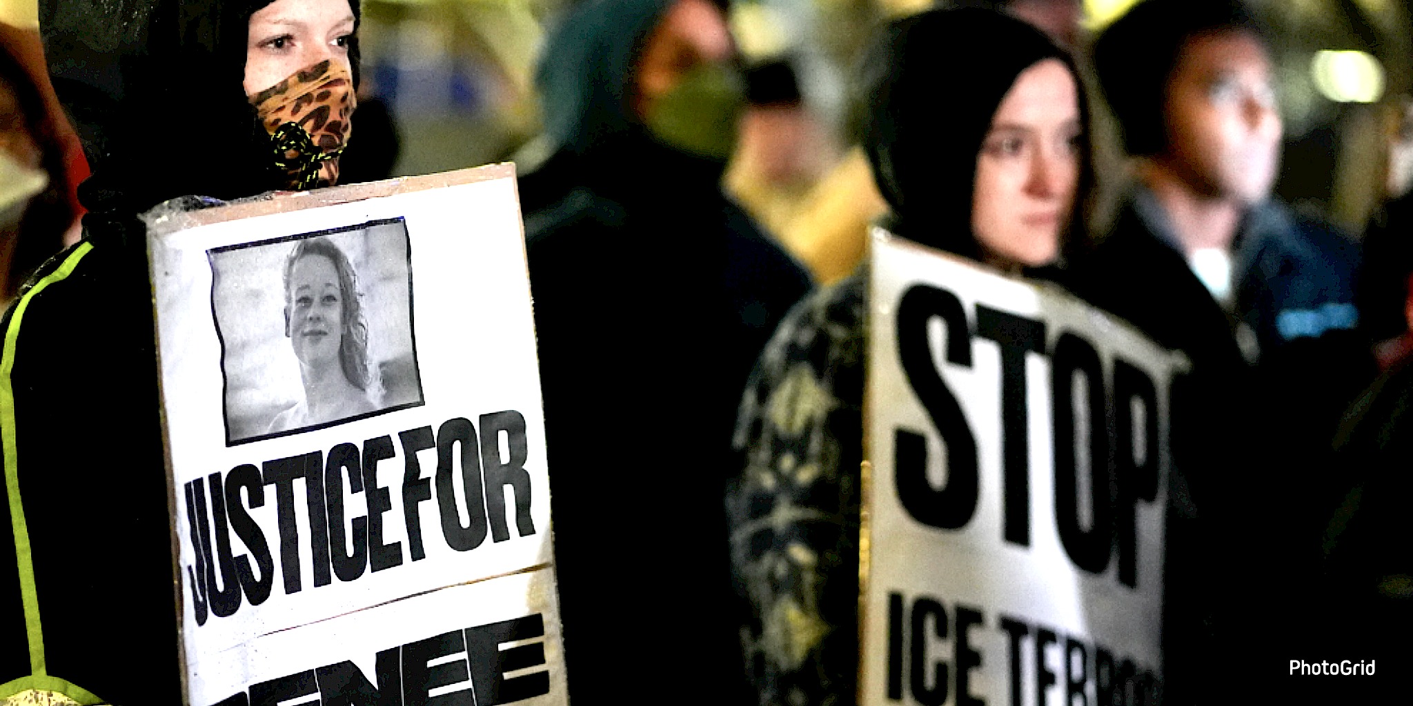  Houston Protesters Invoke “Presente” for Woman Killed by ICE