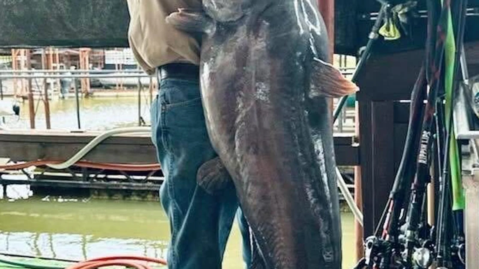 Houston Anglers Inspired by Record Catfish Catch at Lake Texoma