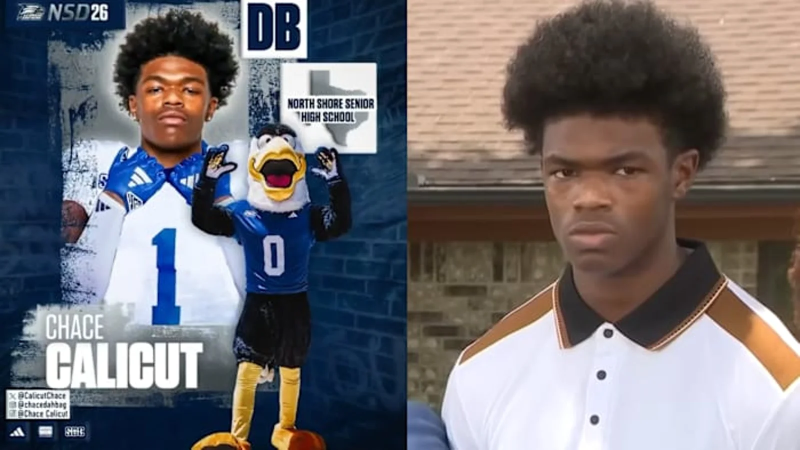 Houston-area football star Chace Calicut commits to Georgia Southern