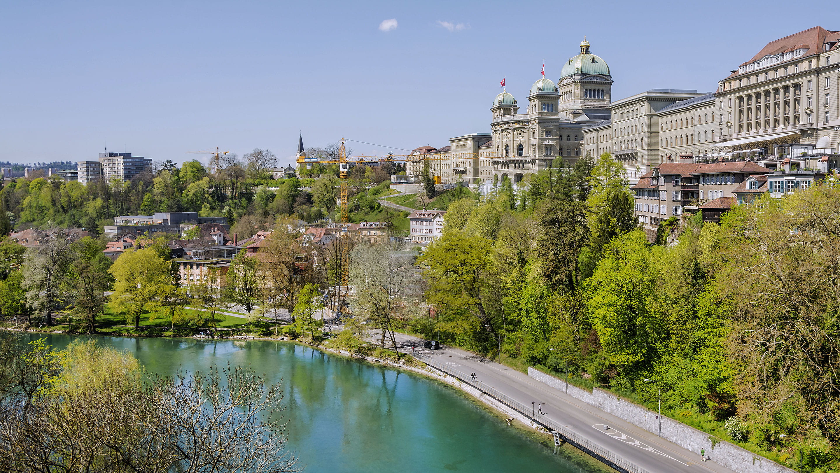 View of the Swiss Federal Parliament in Bern, representing the implementation of Switzerland’s revised AMLA regime and transparency requirements for advisers.