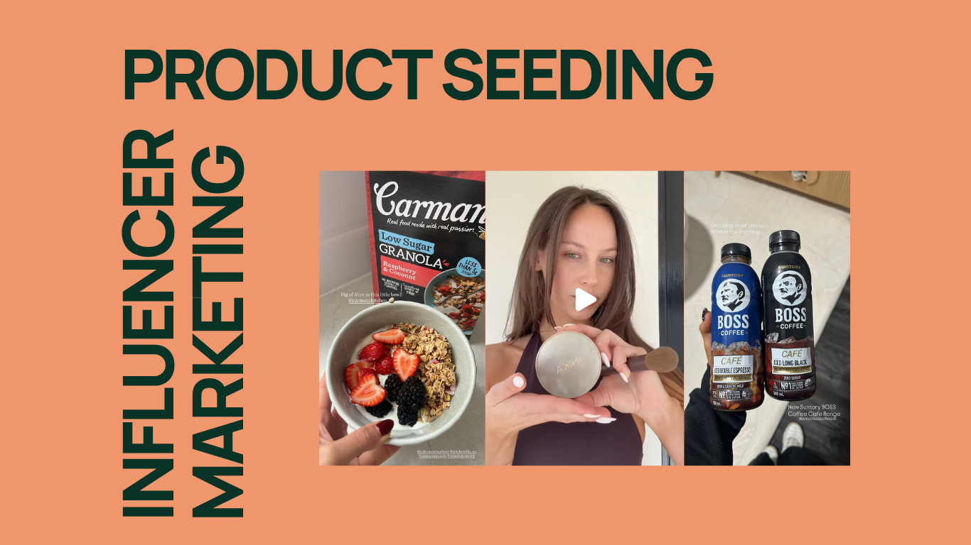 Product seeing to creators from well known brands
