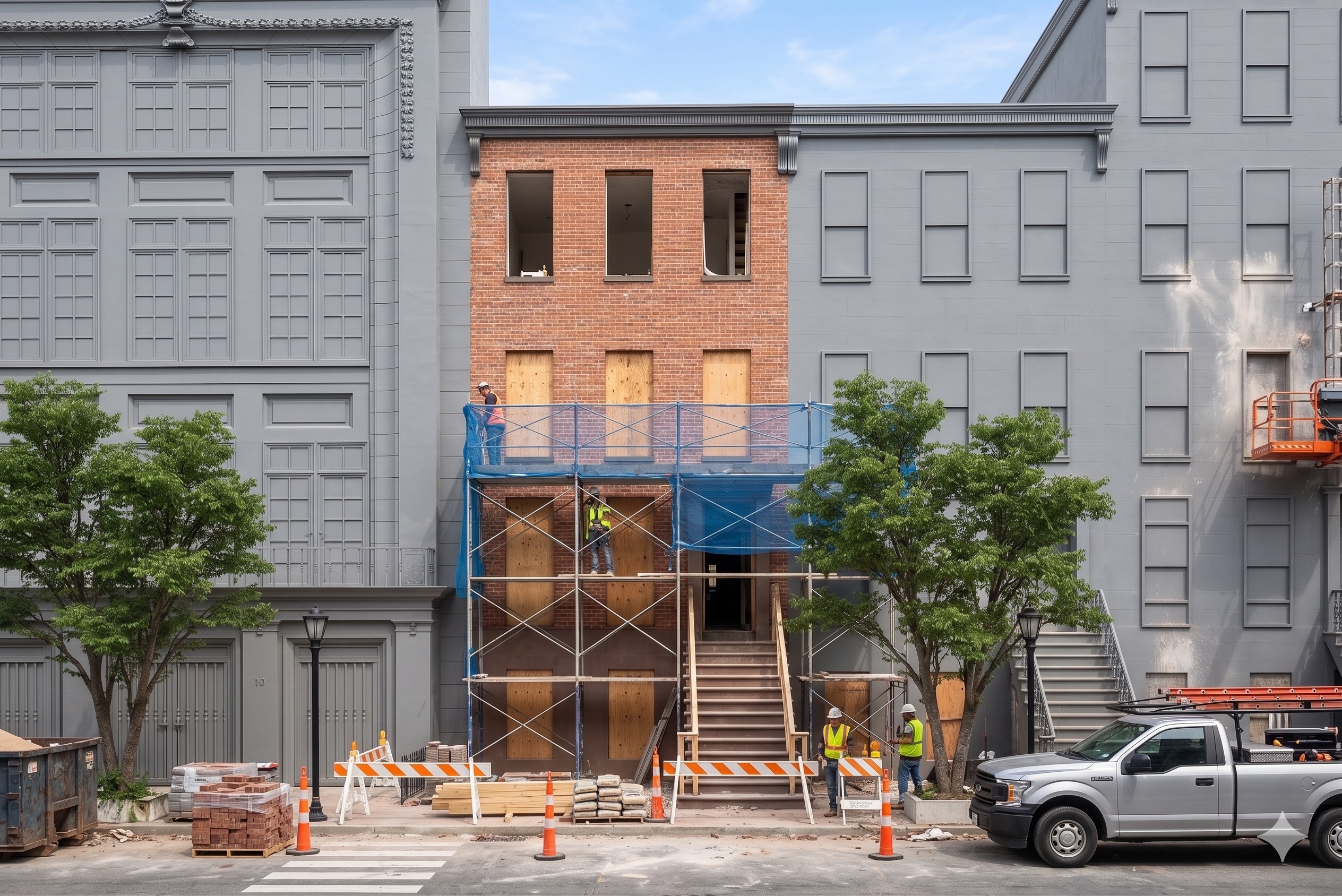 Exterior Facade Progress