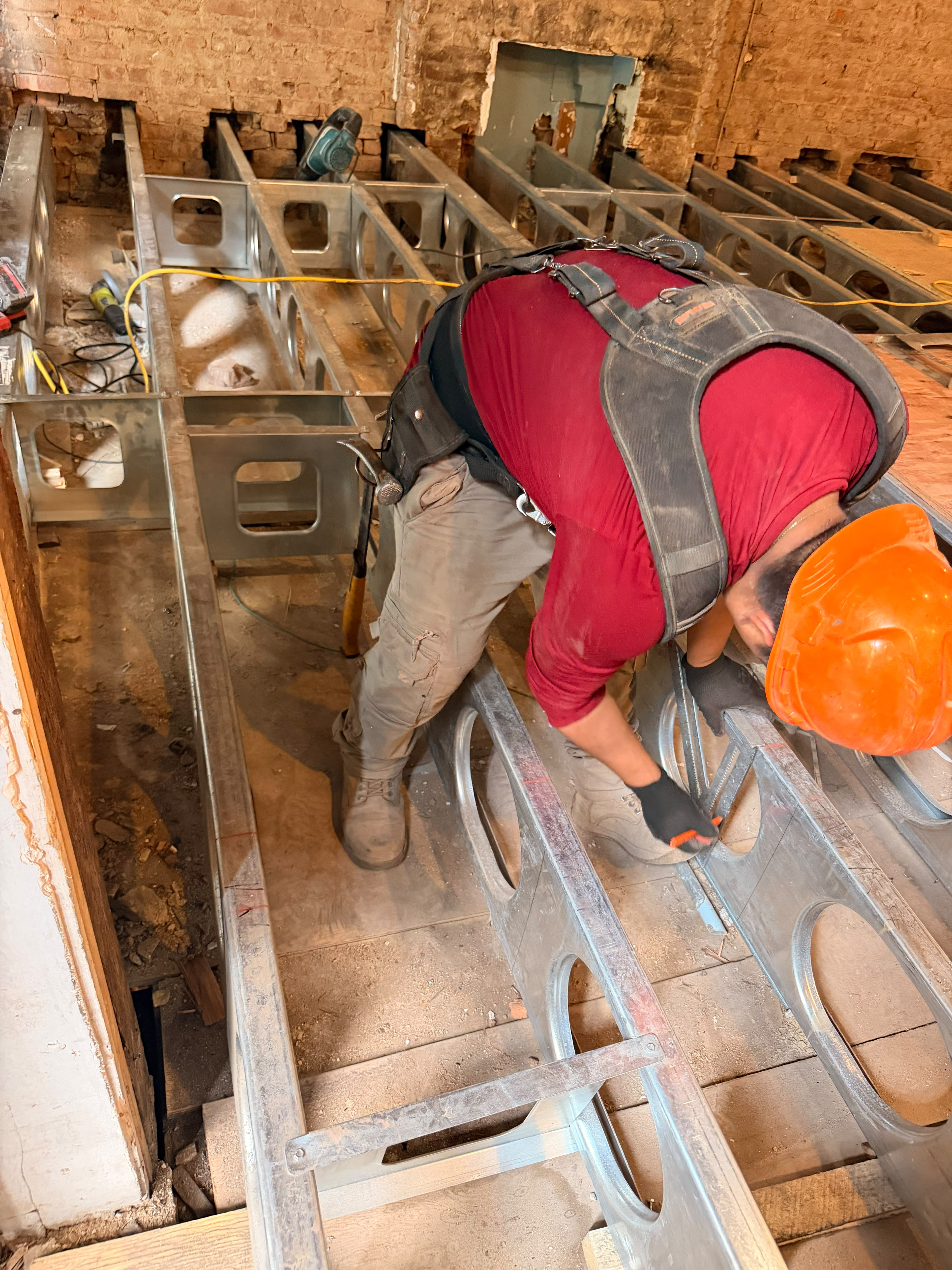 Interior Framing Begins