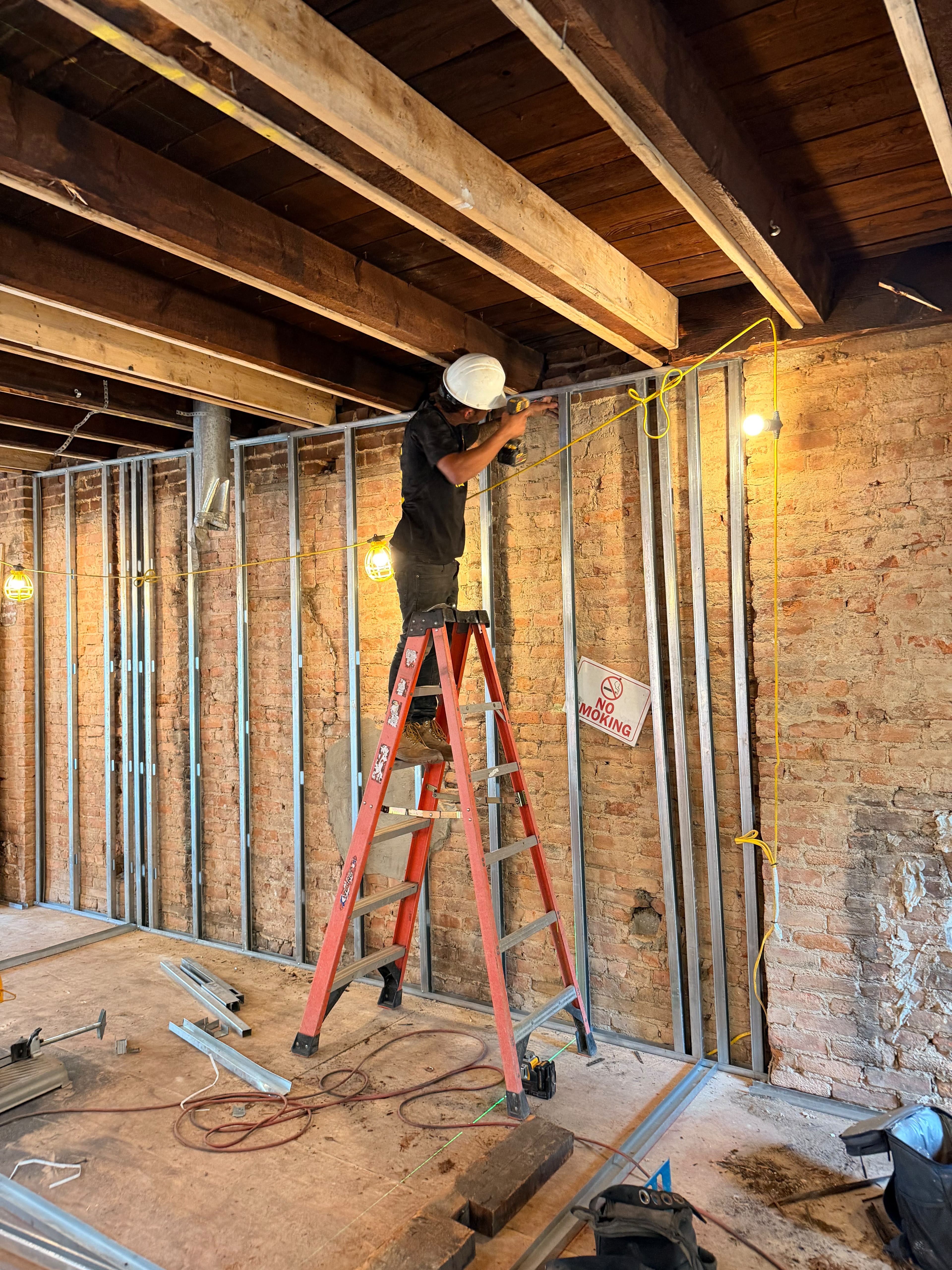 Interior Framing Begins