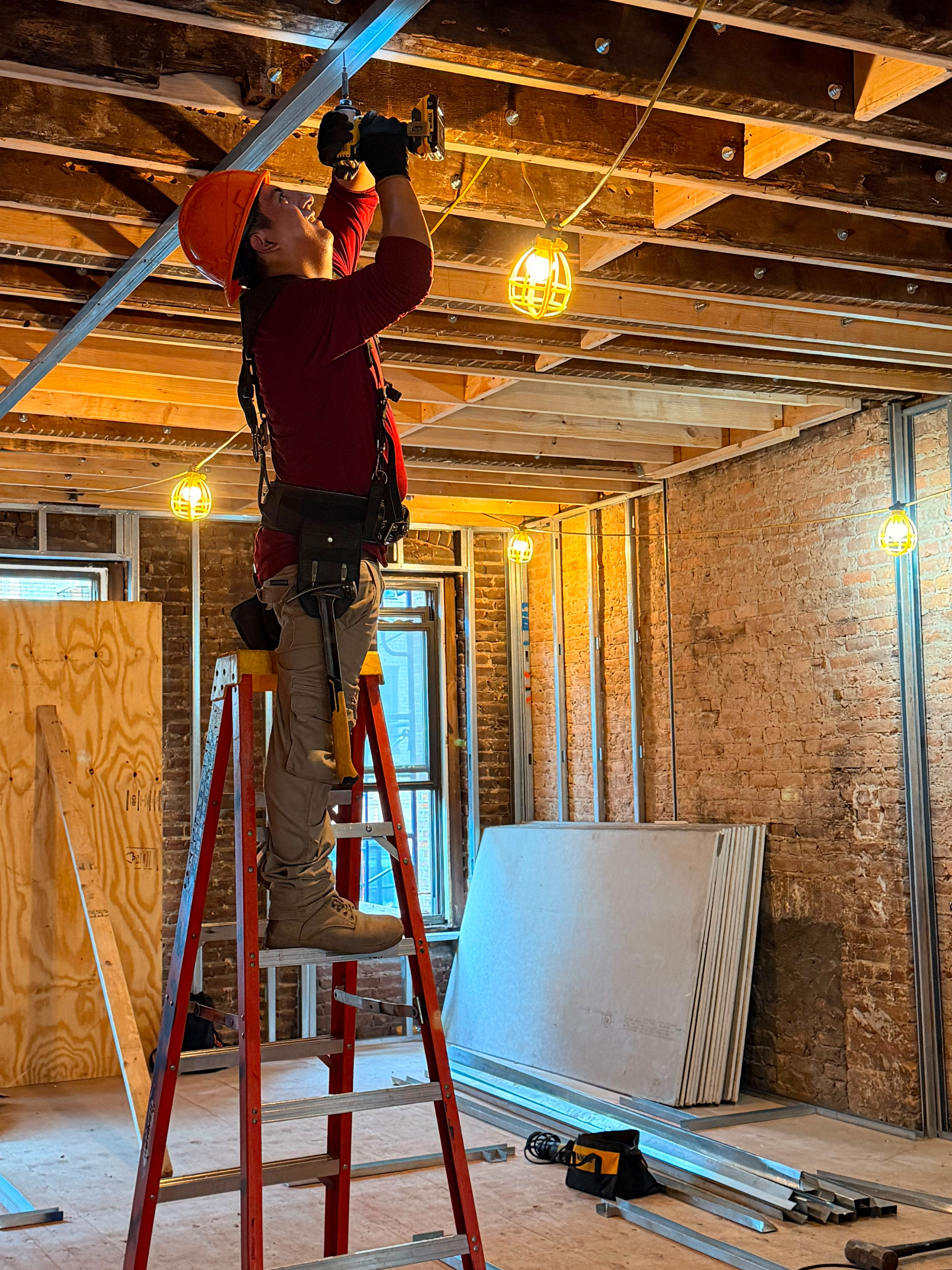 Interior Framing Begins