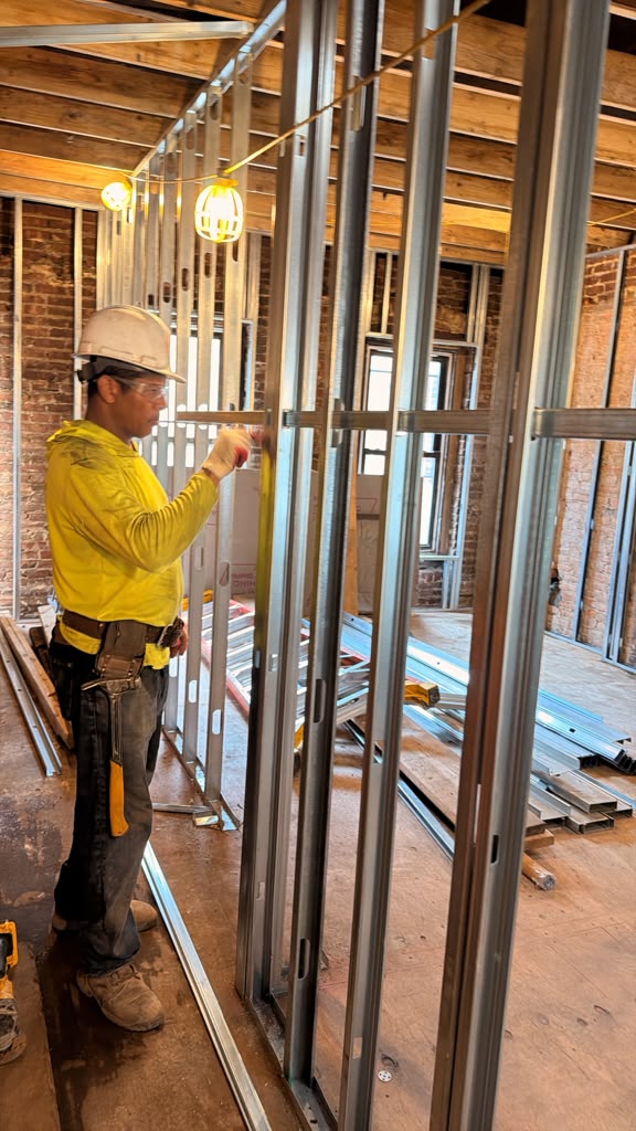 Interior Framing Begins