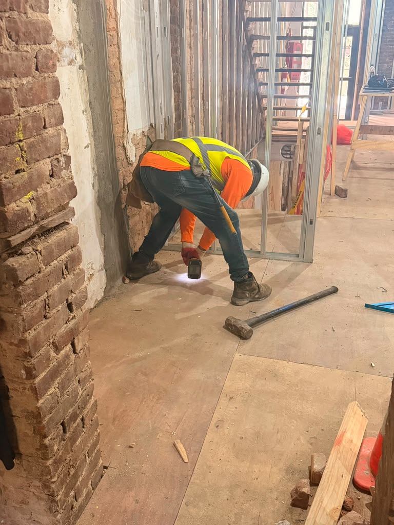 Interior Framing Begins