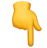 Emoji Finger, der nach unten zeigt