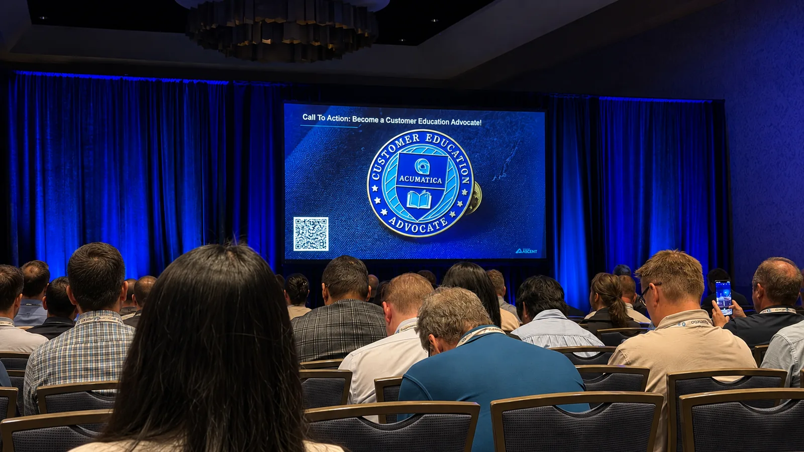 Acumatica partners attending a session at Acumatica Ascend 2026