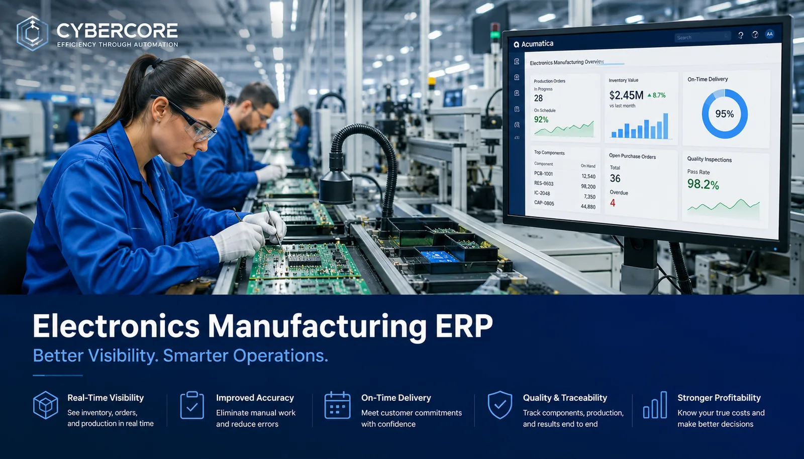 Acumatica ERP and AI automation blog article image