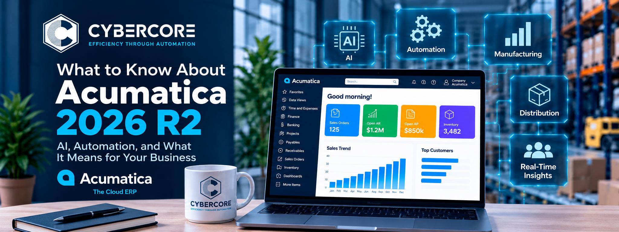 Acumatica ERP and AI automation blog article image
