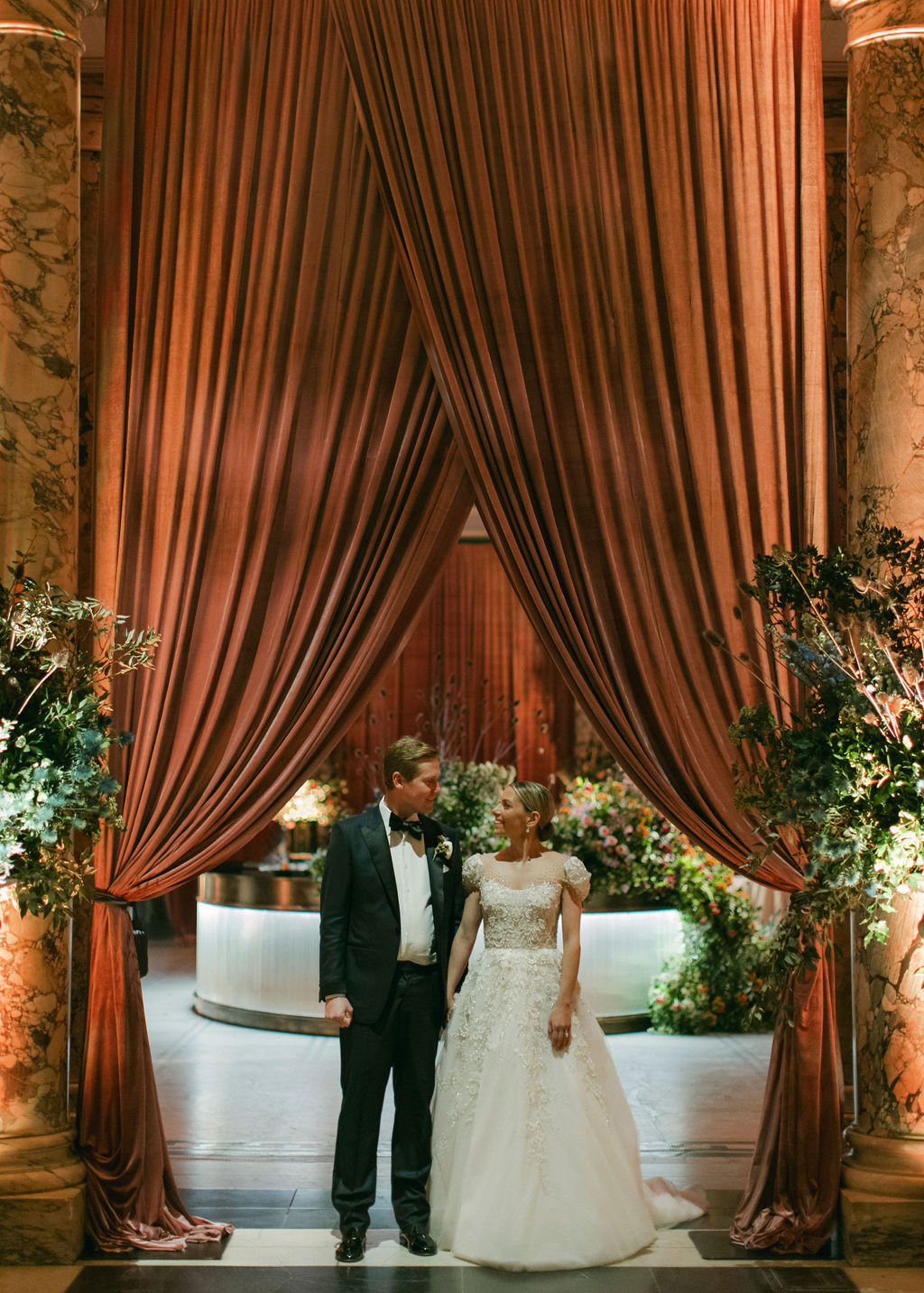 Weddings at the V&A South Kensington in London for US couples are a speciality for Golborne who design luxury weddings in the UK and globally