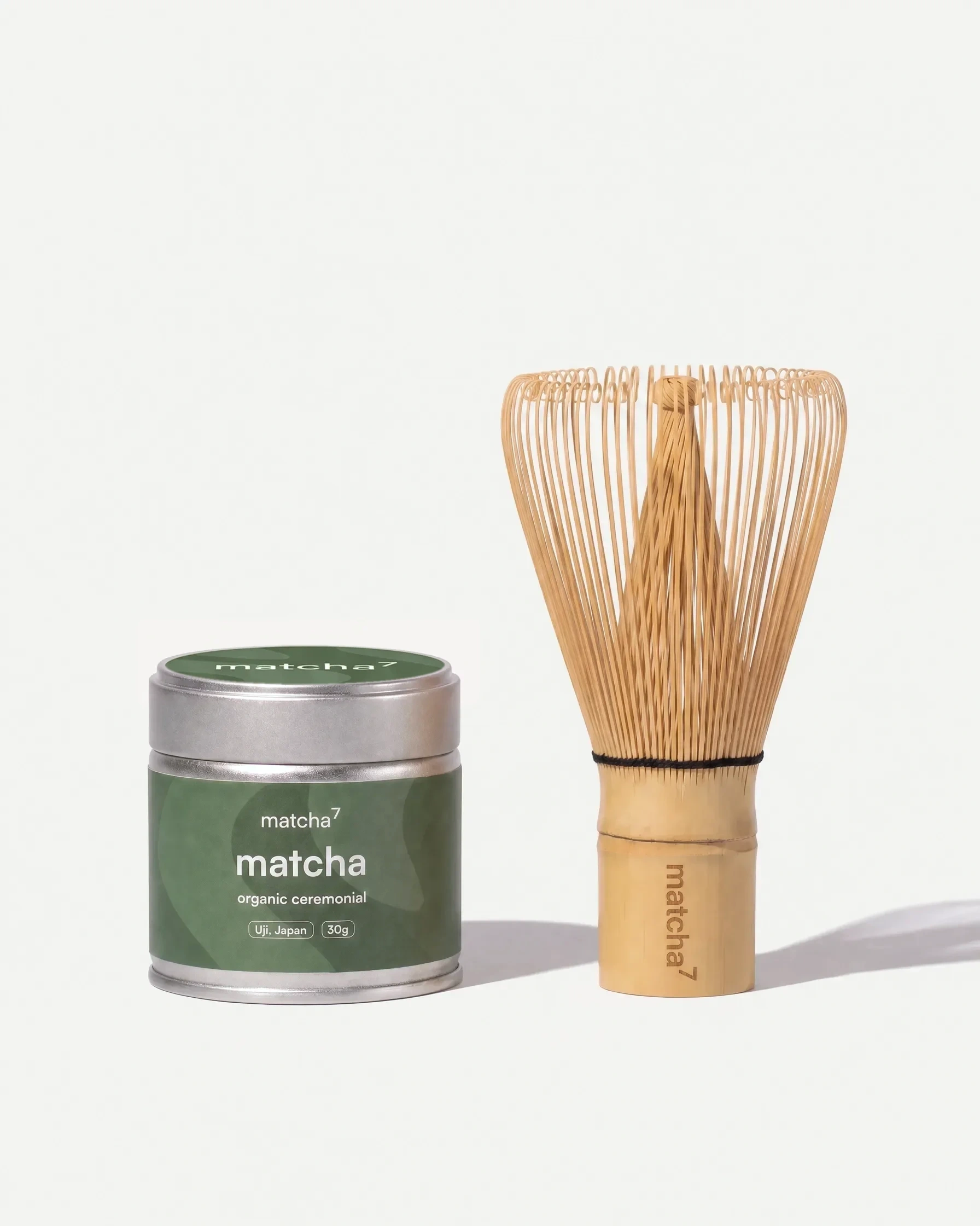 Matcha Discovery Set: 30g Dose Bio-Matcha und Bambusbesen