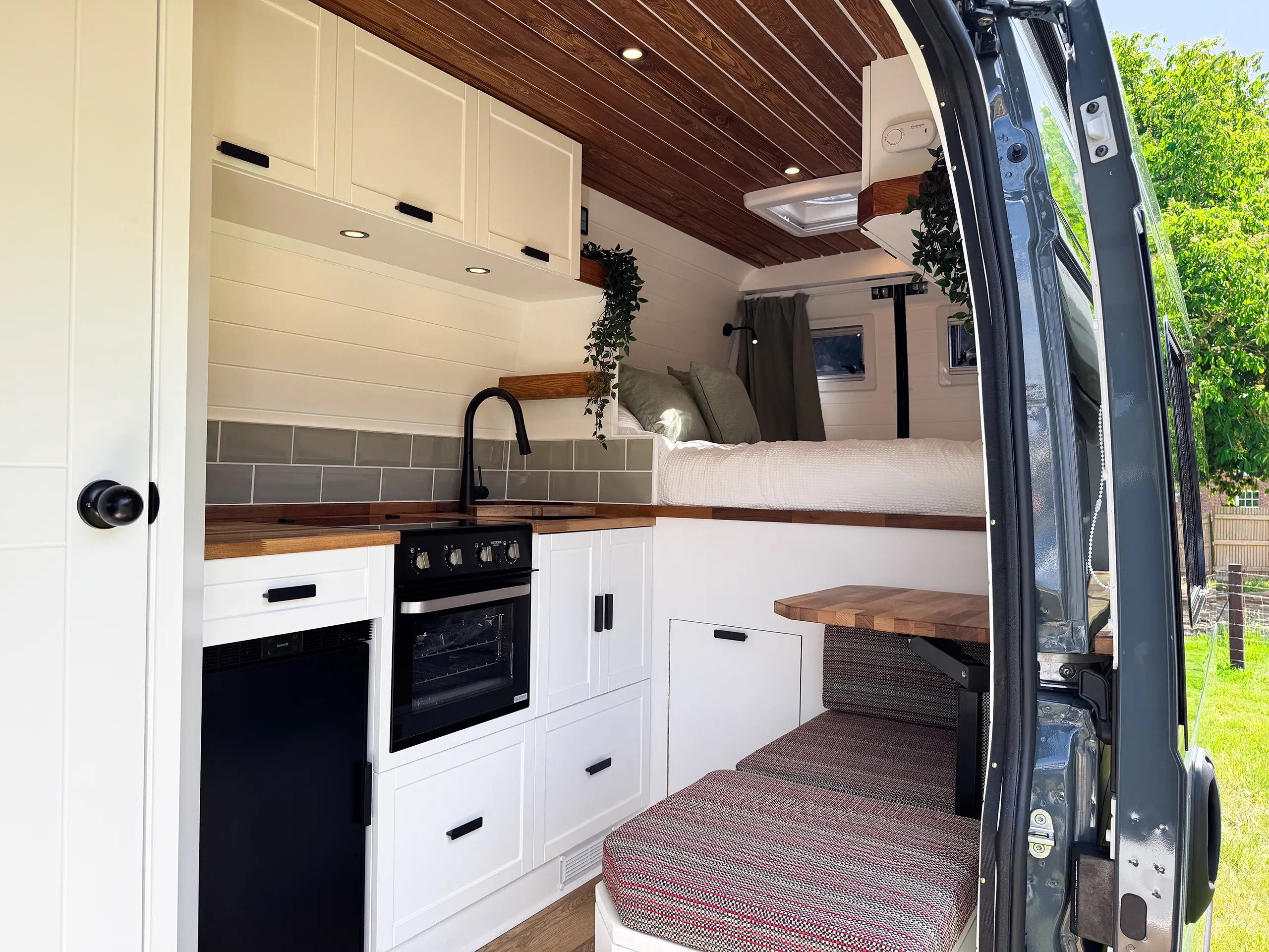 An interior view of Vanlife Conversion's Kunu model