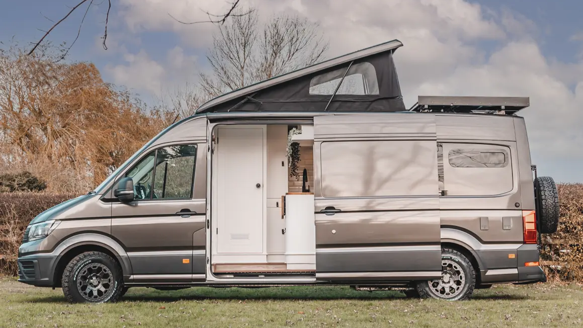 VW crafter campervan conversion with poptop