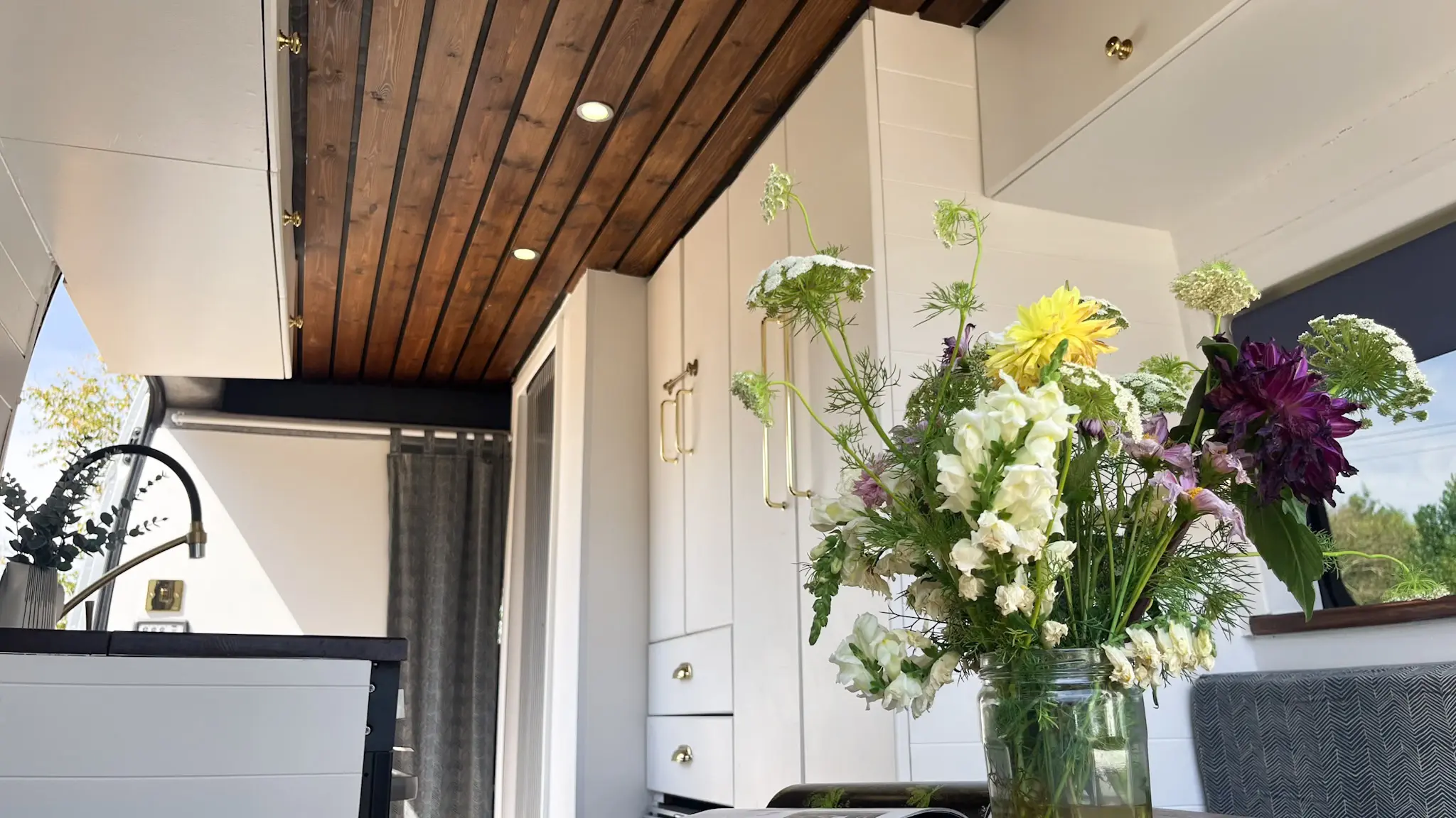 ceiling slats campervan