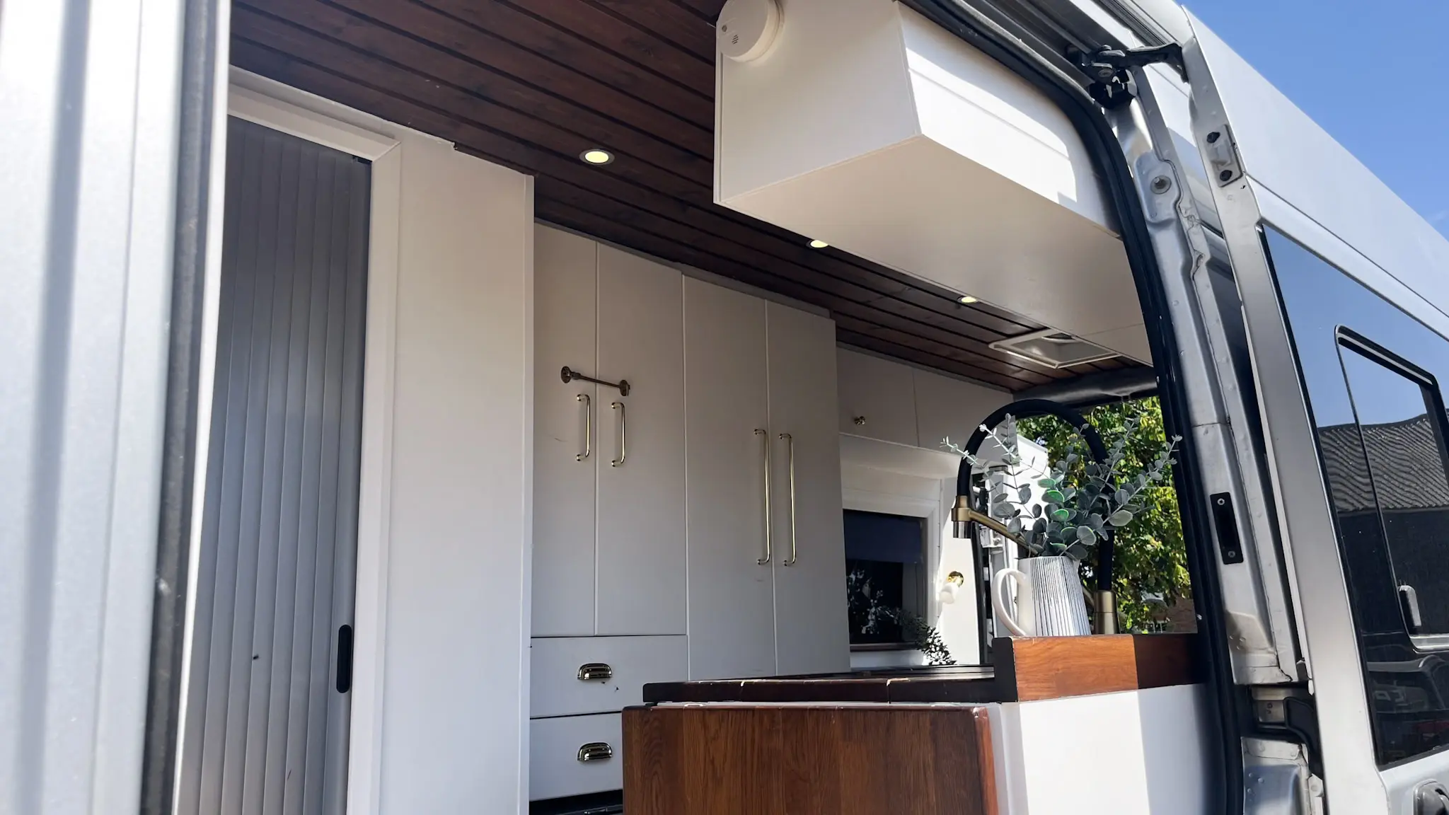 kitchen over sliding door