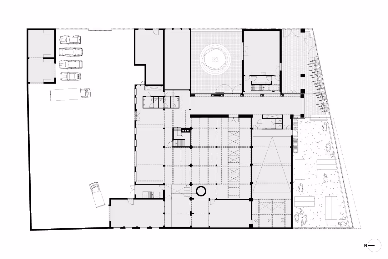 Plan gelijkvloers