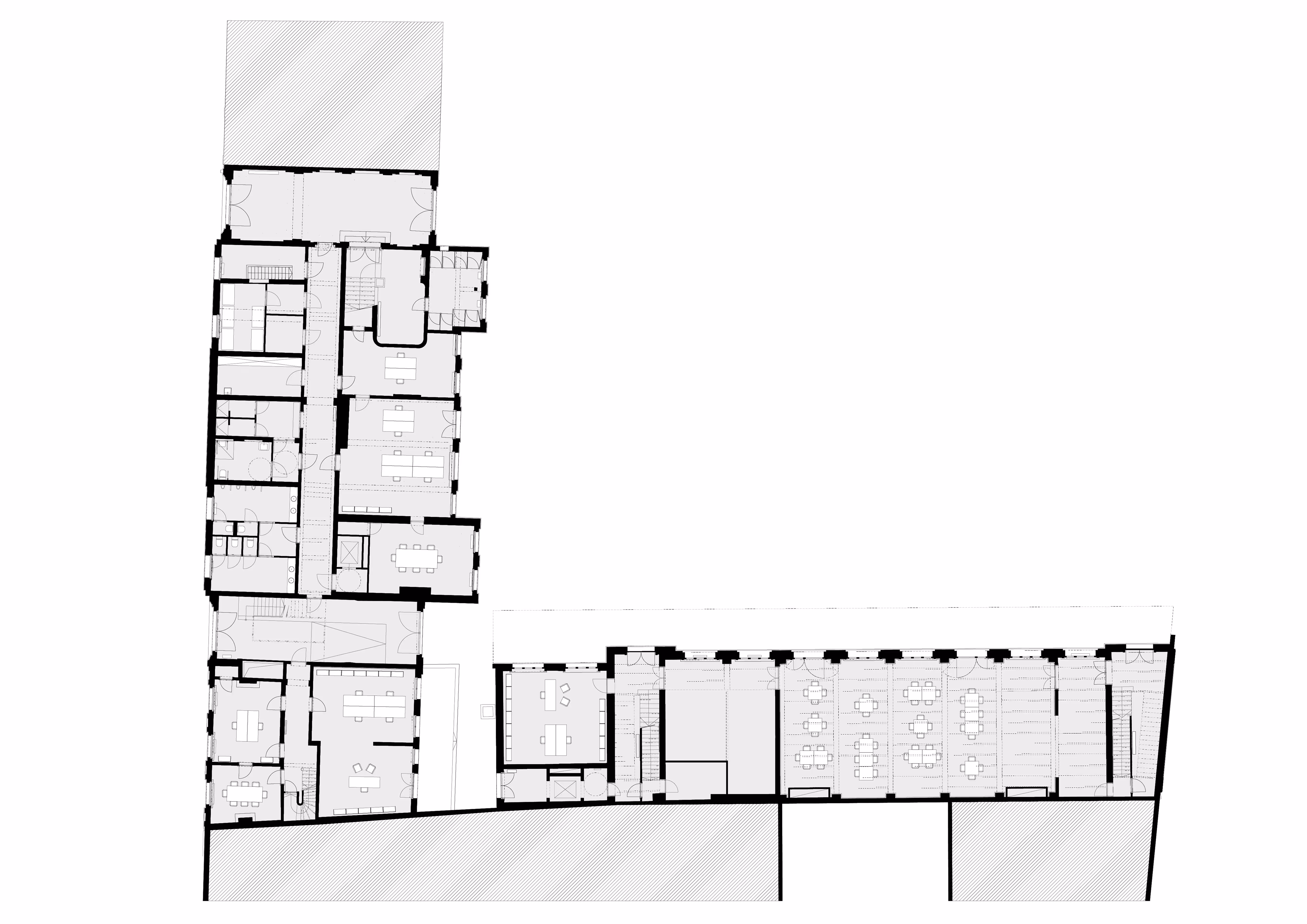 Plan gelijkvloers