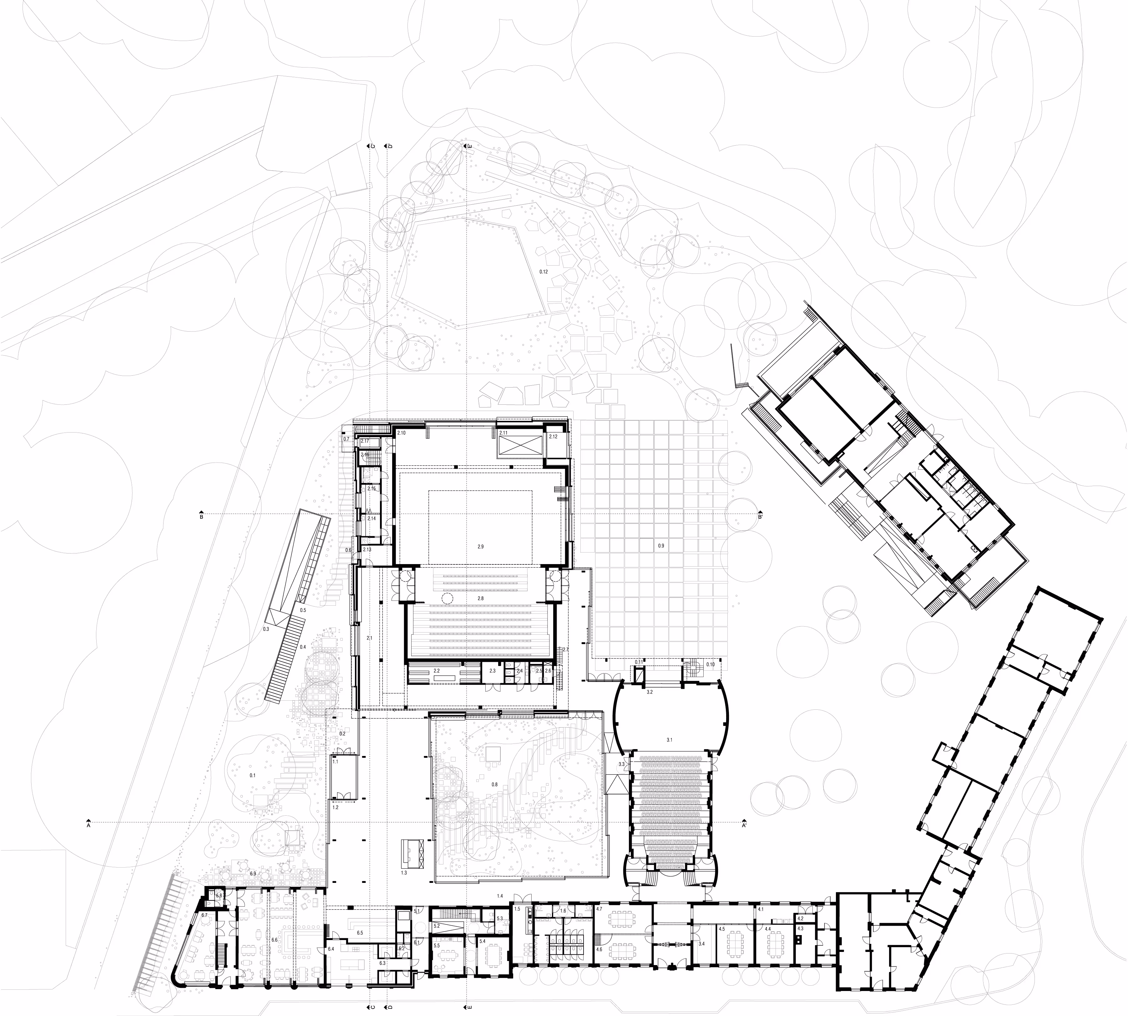 Plan gelijkvloers