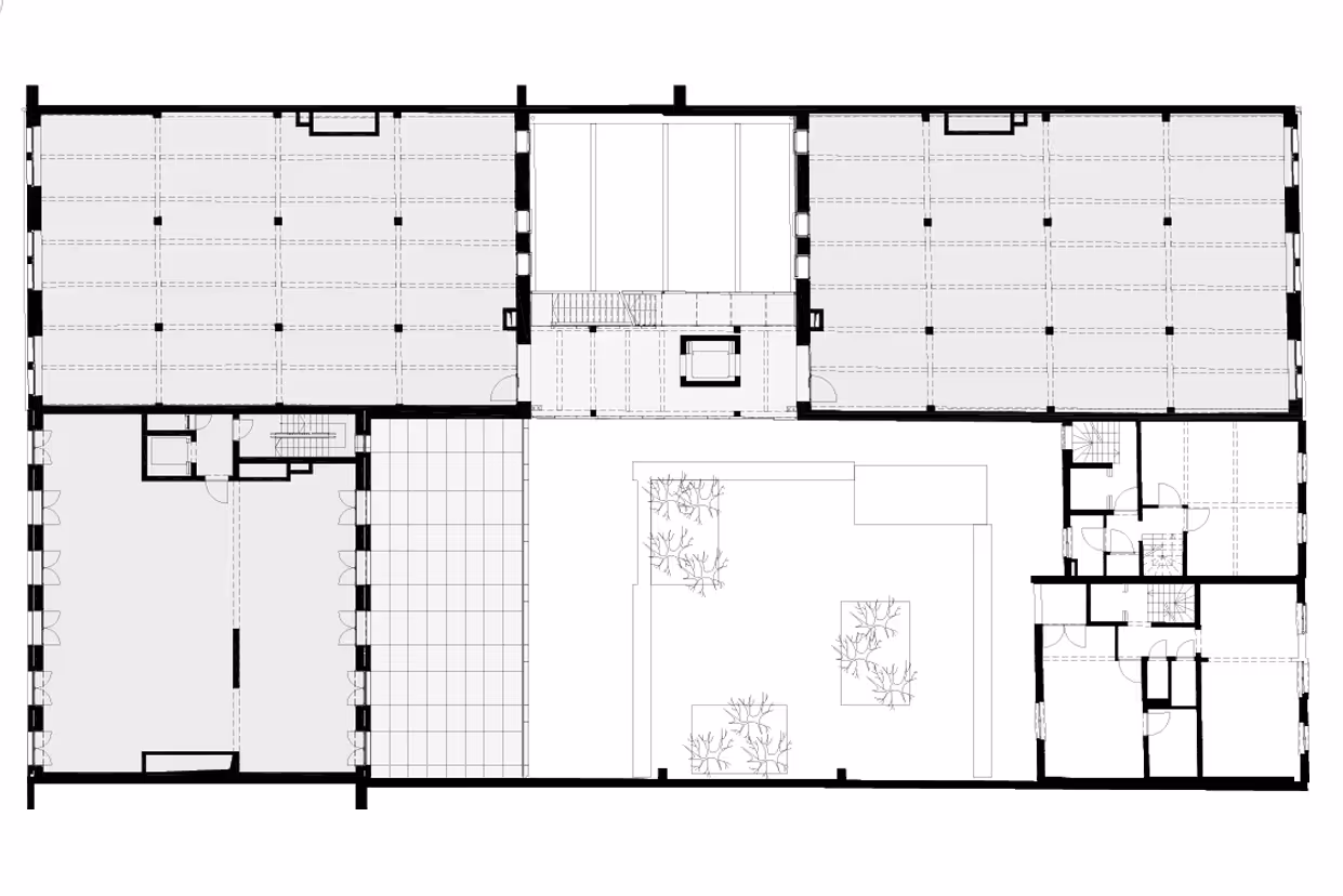 Plan gelijkvloers