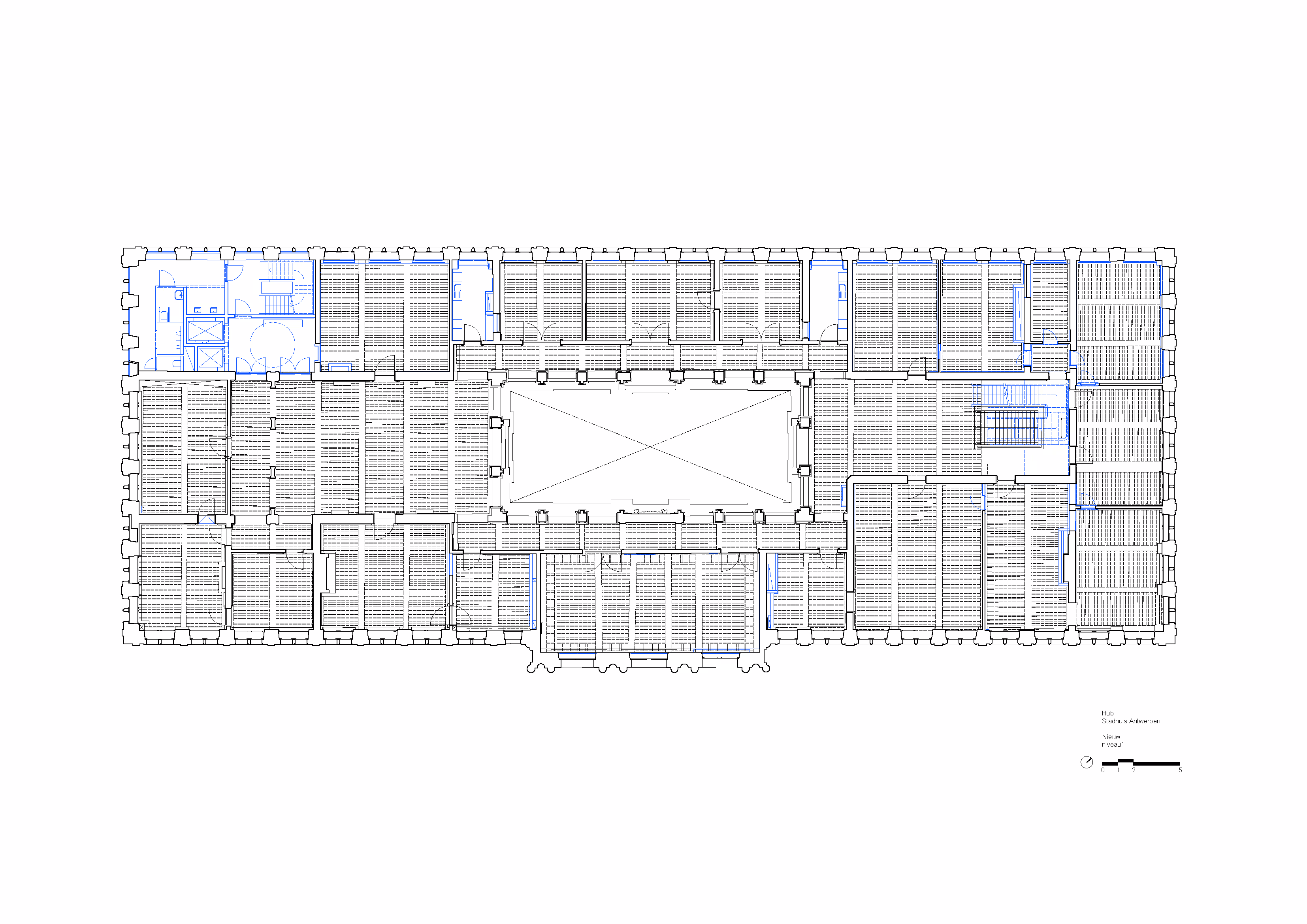 plan eerste verdieping | renovatie