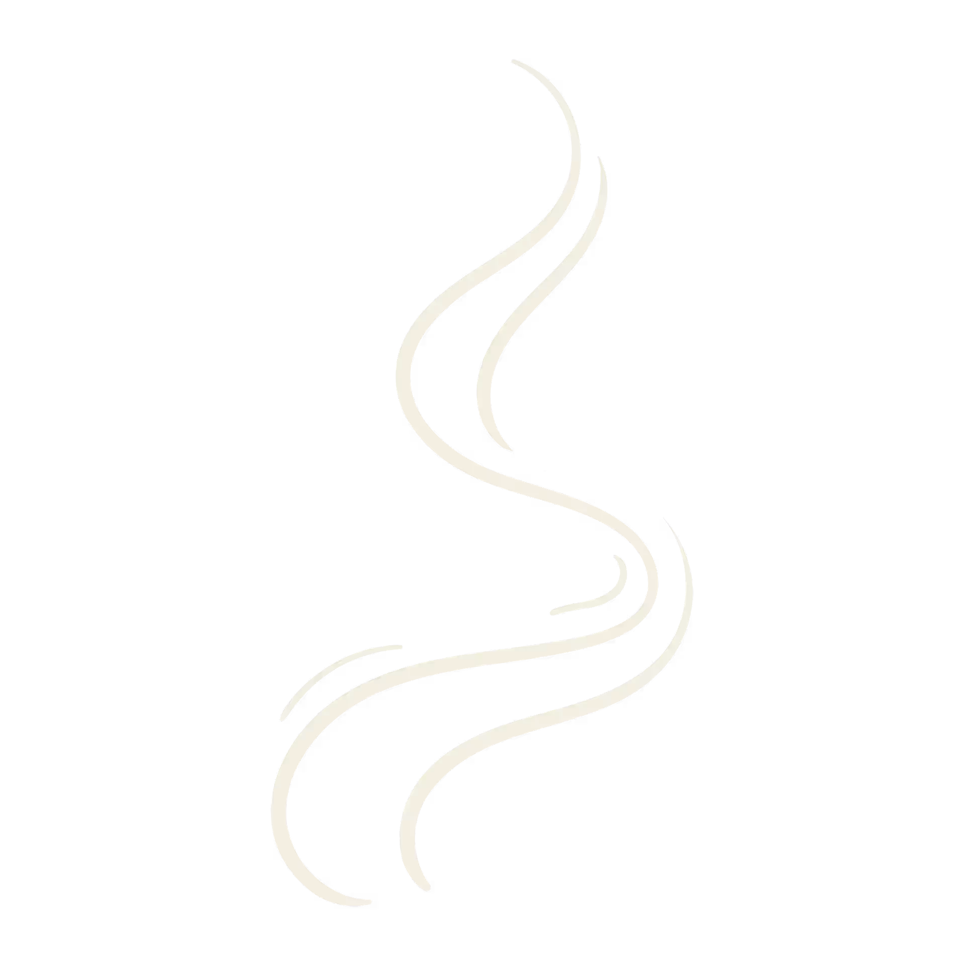 Curved white smoke trails on a black background.