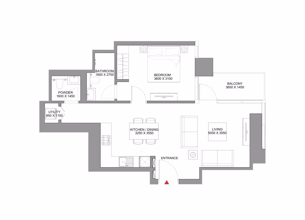 Skyscape 1br