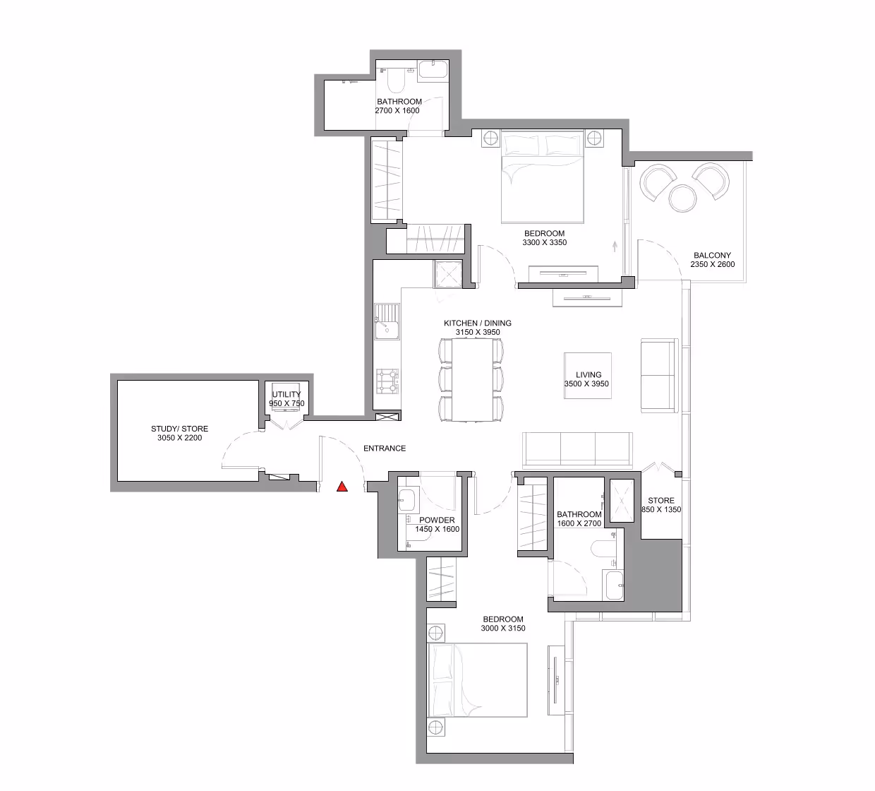 Skyscape 2.5br
