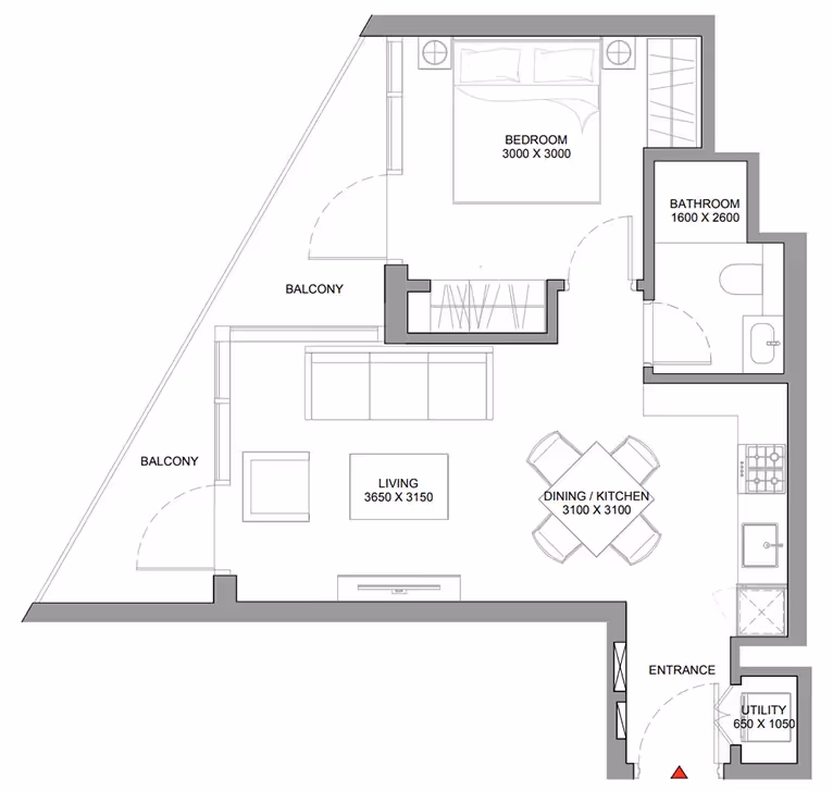 Skyvue Stellar 1br