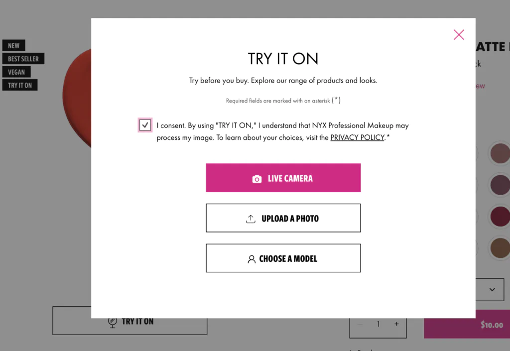 wirtualne przymiarki